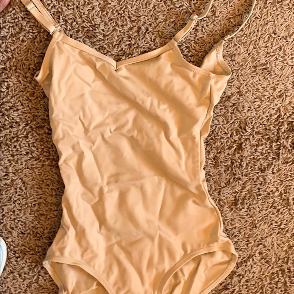 Nude dance or gymnastics leotard